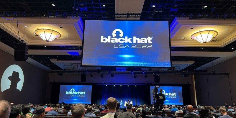 Black Hat USA 2022 conference stage